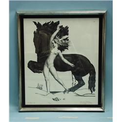 ART DECO - EUGENE ROBERT POUGHEON (1886-1955) French school.