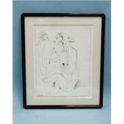 MIHAIL CHEMIAKIN - Contemporary Russian - French school. "Bi