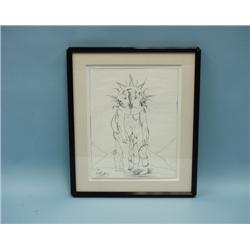 MIHAIL CHEMIAKIN - Contemporary Russian - French school. "Su