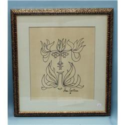 JEAN COCTEAU (1889-1963) French school. An important China i