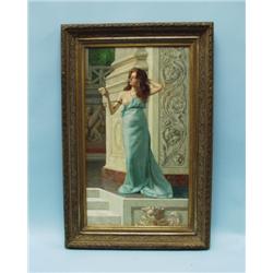 GUGLIELMO ZOCCHI - 19th century Italian school. "Vanity". Oi