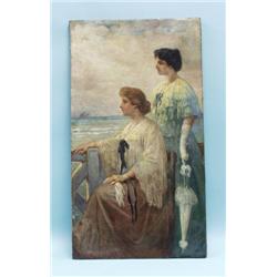 GIOVANNI TROIANI - 19th Century Italian school. "Young ladie