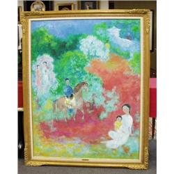 VU CAO DAM (1908-2000) Vietnamese / French school. "Familial