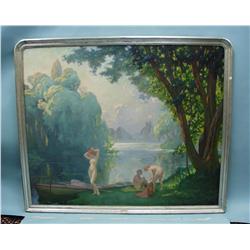 EMILE-QUENTIN BRIN - Early 20th century French school. A lar