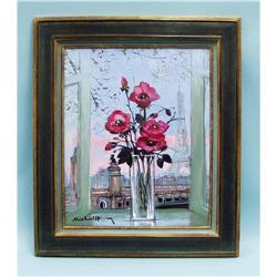 MICHEL-HENRY - 20th century French school. "Pont Alexandre I