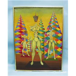 LUCIEN COUTAUD (1904-1977) French school. "Dernieres, Demeur