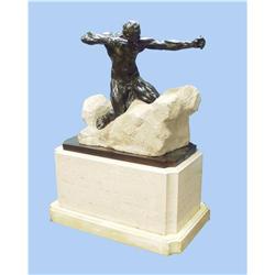 ALFREDO PINA (1883-1966) Italian school. "Heracles The Arche