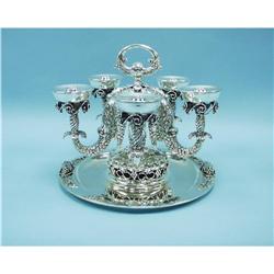 AVANTI, MEXICO. A large Georg Jensen design sterling silver 