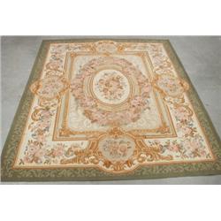 An Aubusson design carpet. Approx. size: 7'10" x 10'1".