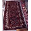 Image 1 : A Persian Hamadan wool runner. Approx. size: 7'9" x 3'8".