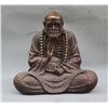 Image 1 : A BRONZE DHARMA BUDDHA FIGURE QING DYNASTY.