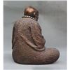 Image 4 : A BRONZE DHARMA BUDDHA FIGURE QING DYNASTY.
