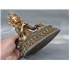 Image 7 : A GILT BRONZE GUAN-YIN BUDDHA FIGURE QING DYNASTY.