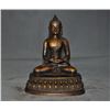 Image 1 : A BRONZE SAKYAMUNI BUDDHA FIGURE QING DYNASTY.