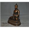 Image 3 : A BRONZE SAKYAMUNI BUDDHA FIGURE QING DYNASTY.