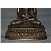 Image 6 : A BRONZE SAKYAMUNI BUDDHA FIGURE QING DYNASTY.