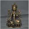 Image 1 : A GILT BRONZE TARA BUDDHA FIGURE QING DYNASTY.