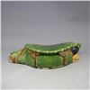 Image 2 : A GREEN PILLOW STATUE MING DYNASTY.