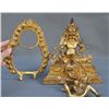 Image 9 : A GILT BRONZE MAHAKALA BUDDHA FIGURE QING DYNASTY.