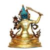 Image 2 : A-RARE GILT BRONZE MANJUSHRI BUDDHA FIGURE MING DYNASTY.