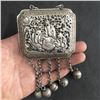 Image 3 : A SILVER PENDANT QING DYNASTY.