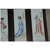 Image 2 : A SET FAMILLE ROSE PORCELAIN PANEL QING DYNASTY.