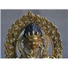 Image 5 : A GILT BRONZE MAHAKALA BUDDHA FIGURE QING DYNASTY.