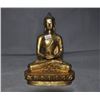 Image 1 : A GILT BRONZE SHAKYAMUNI BUDDHA FIGURE QING DYNASTY.