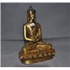 Image 2 : A GILT BRONZE SHAKYAMUNI BUDDHA FIGURE QING DYNASTY.