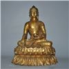 Image 1 : A GILT BRONZE SHAKYAMUNI BUDDHA FIGURE QING DYNASTY.