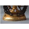 Image 8 : A GILT BRONZE SHAKYAMUNI BUDDHA FIGURE QING DYNASTY.