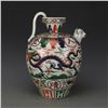 Image 2 : A FAMILLE VERTE DRAGON TEAPOT WANLI MARK 16TH/C.
