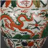 Image 5 : A FAMILLE VERTE DRAGON TEAPOT WANLI MARK 16TH/C.