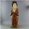 Image 1 : A PORCELAIN SANCAI QUEEN STATUE TANG DYNASTY 9TH/C.