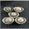Image 1 : A SET SILVER INGOT QING DYNASTY.