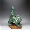 Image 1 : A GREEN PORCELAIN BUDDHA FIGURE MING DYNASTY.