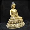 Image 2 : A GILT BRONZE MAHAKALA BUDDHA FIGURE QING DYNASTY.
