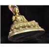 Image 8 : A GILT BRONZE MAHAKALA BUDDHA FIGURE QING DYNASTY.