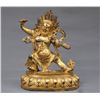 Image 1 : A GILT BRONZE BUDDHA THANGKA QING DYNASTY.