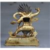 Image 4 : A GILT BRONZE BUDDHA THANGKA QING DYNASTY.