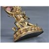 Image 7 : A GILT BRONZE BUDDHA THANGKA QING DYNASTY.