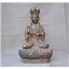 Image 1 : A-PAIR GILT BRONZE BUDDHA FIGURES QING DYNASTY.