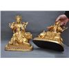 Image 10 : A GILT BRONZE GUAN-YIN BUDDHA FIGURE QING DYNASTY.