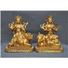 Image 1 : A GILT BRONZE GUAN-YIN BUDDHA FIGURE QING DYNASTY.