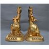 Image 4 : A GILT BRONZE GUAN-YIN BUDDHA FIGURE QING DYNASTY.