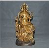Image 1 : A GILT BRONZE BUDDHA FIGURE QING DYNASTY.