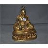 Image 2 : A-RARE GILT BRONZE BUDDHA FIGURE QIING DYNASTY.