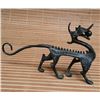 Image 1 : A BRONZE DRAGON STATUE QING DYNASTY.