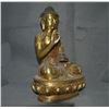 Image 3 : A GILT BRONZE SHAKYAMUNI BUDDHA FIGURE QING DYNASTY.