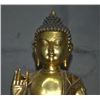 Image 5 : A GILT BRONZE SHAKYAMUNI BUDDHA FIGURE QING DYNASTY.